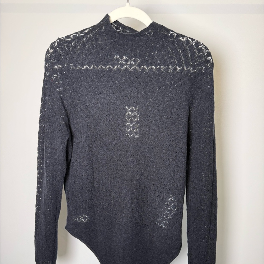 Abercrombie Mock Neck Merino Wool bodysuit